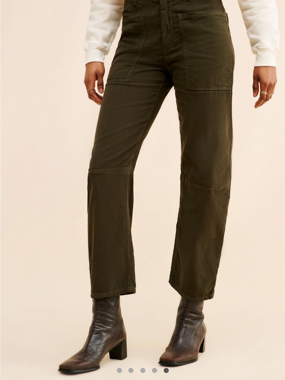 Velvet by Graham & Spencer dark olive trousers